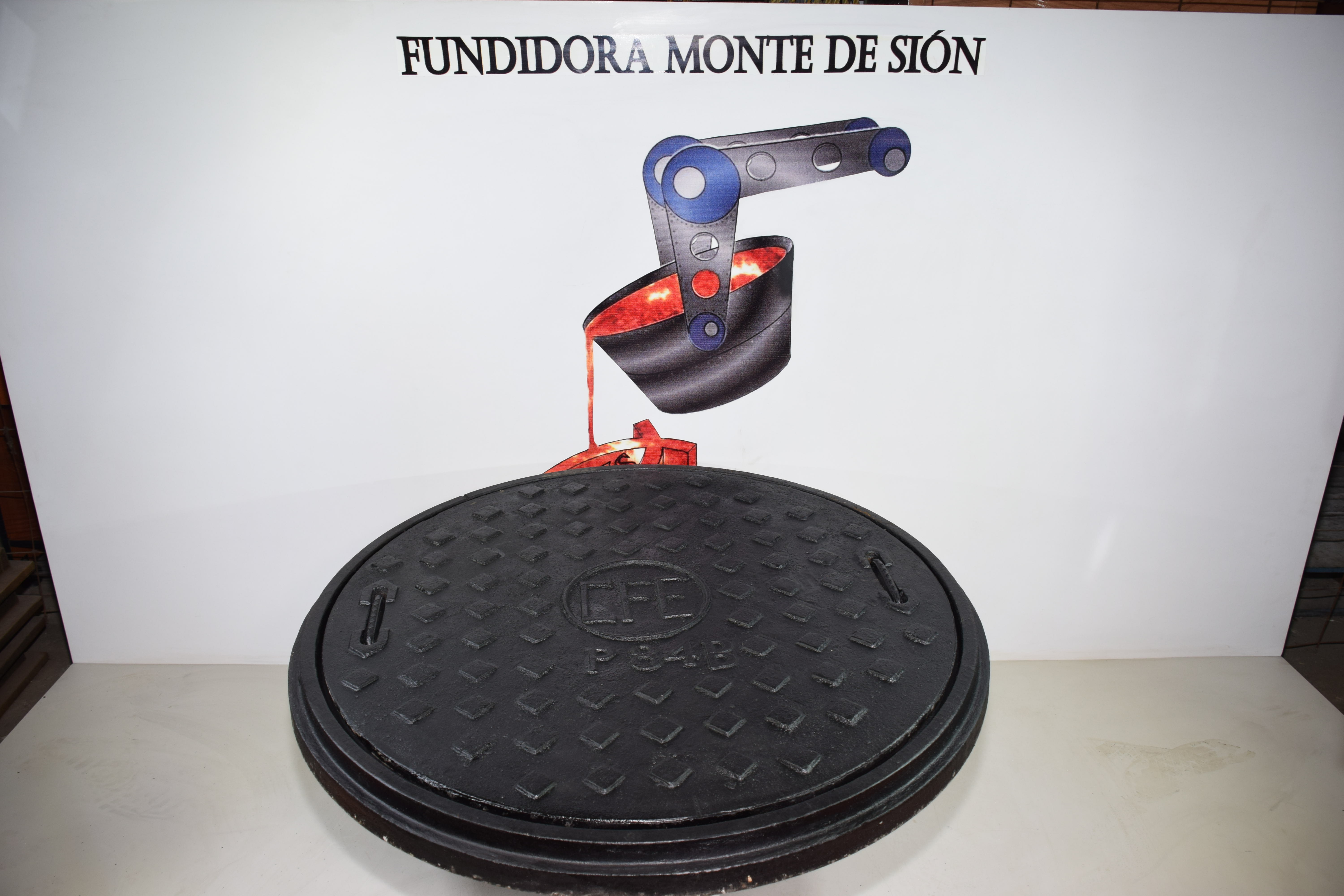 brocal de fierro fundido P84