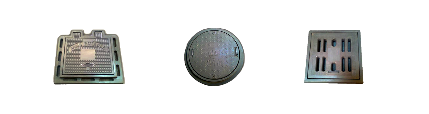 rejillas de hierro fundido